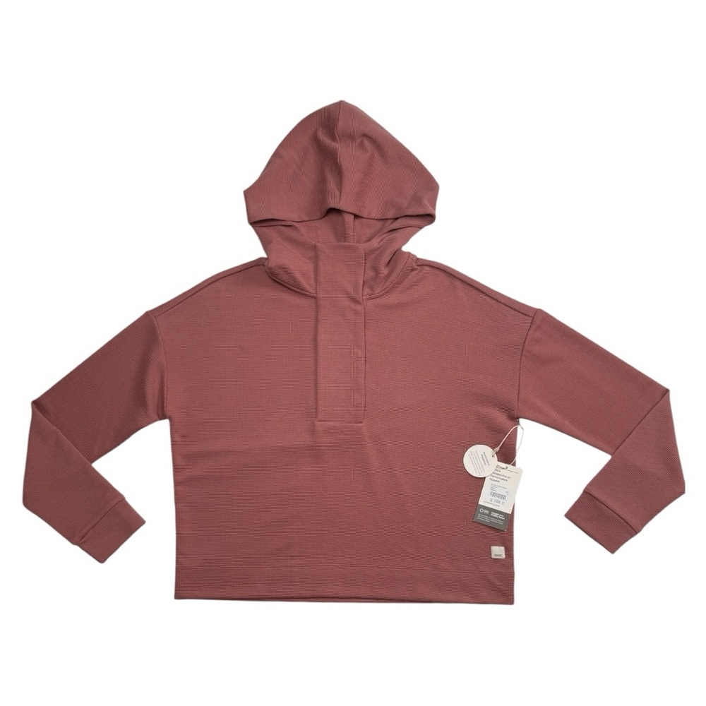 NWT ✨ Vuori Women’s Bayview Thermal Hoodie Rosewood VA263 Size Small Retail $128